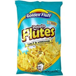 Golden Fluff Salt & Vinegar Large Flutes