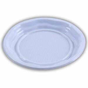 40 Small 7inch Classic White Plastic Plates