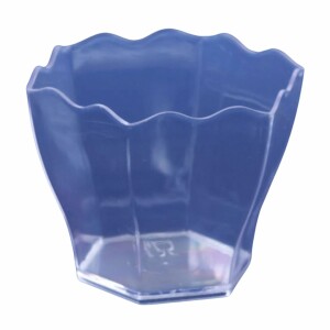 12 Royal Petite Scalloped Octagonal Miniature Cups