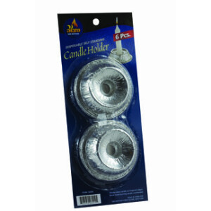 6 Self Standing Candle Holders