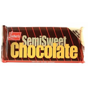 Liebers Dark Semi Sweet Baking Chocolate