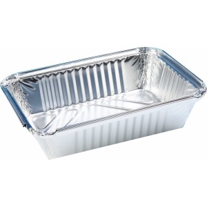 10 x 1 Litre Rectangular Foil Containers (NO LIDS)