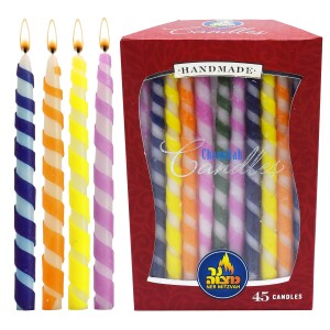 Ner Mitzvah Spiral Chanukah Menorah Candles