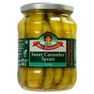 Mrs Elswood's Pickled Sweet Cucumber Spears