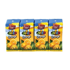 Liebers 4 Mini Orange Juicy Cartons