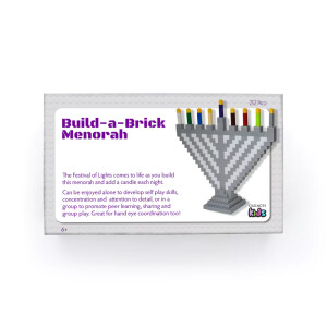 Build a Brick Lego Styled Menorah