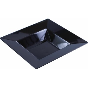 10 Large 12 Oz Square Black Soup Bowls