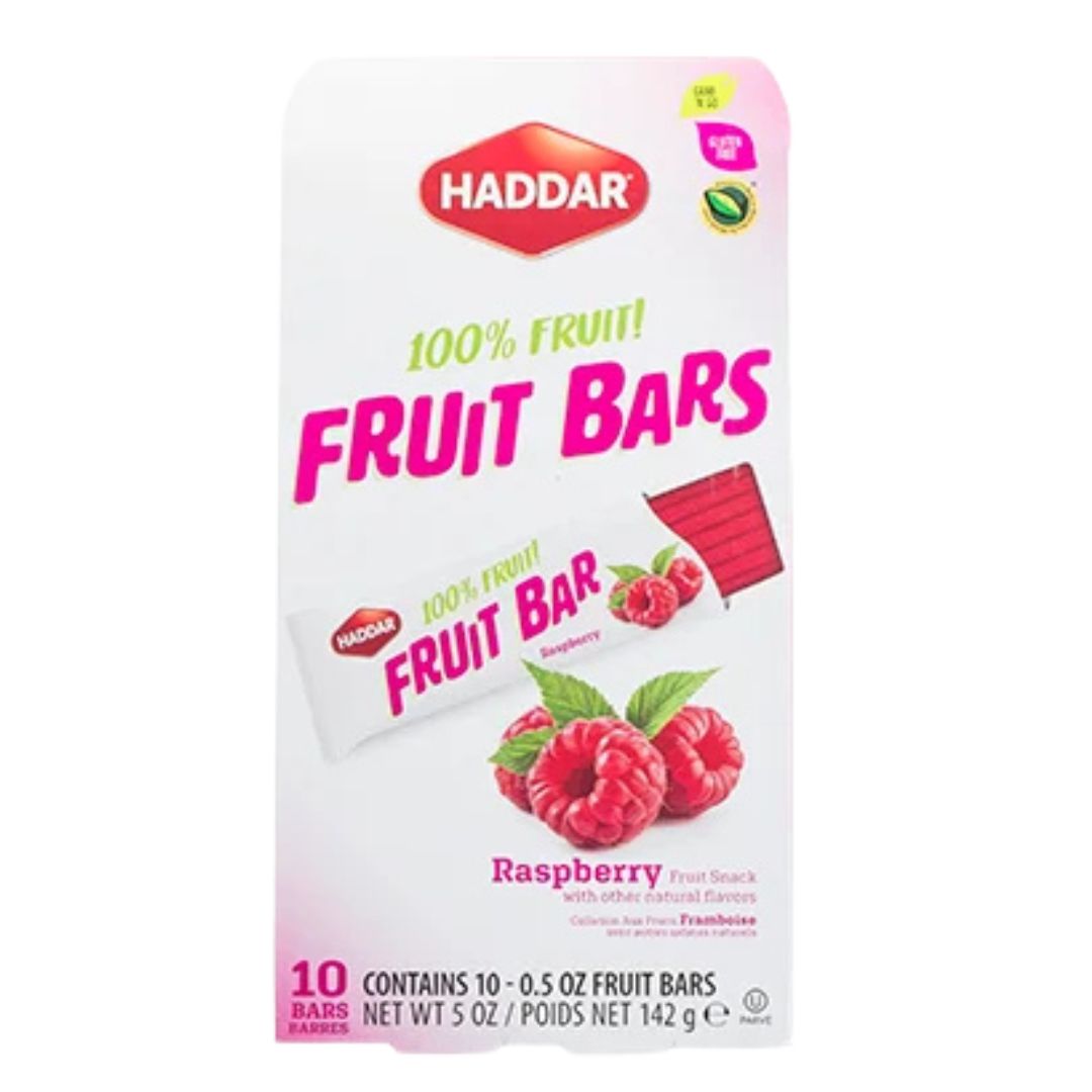 Haddar Raspberry Fruit Bars