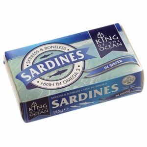King of Ocean Skinless & Boneless Sardines in Water