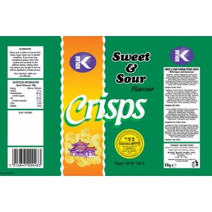 Kolak 6 Pack Sweet & Sour Crisps