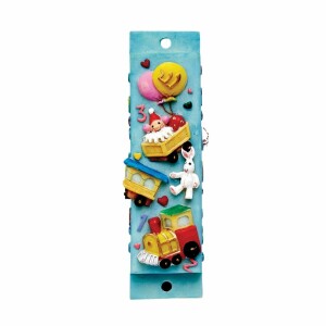 Toys & Balloons Resin Mezuzah