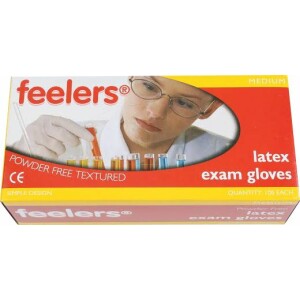 100 Medium Latex Gloves