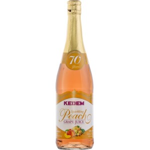Kedem Sparkling Peach Grape Juice