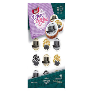 Blooms Bar Mitzvah Edible Stickers