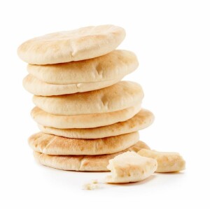 Just Baked Mini White Pita Breads