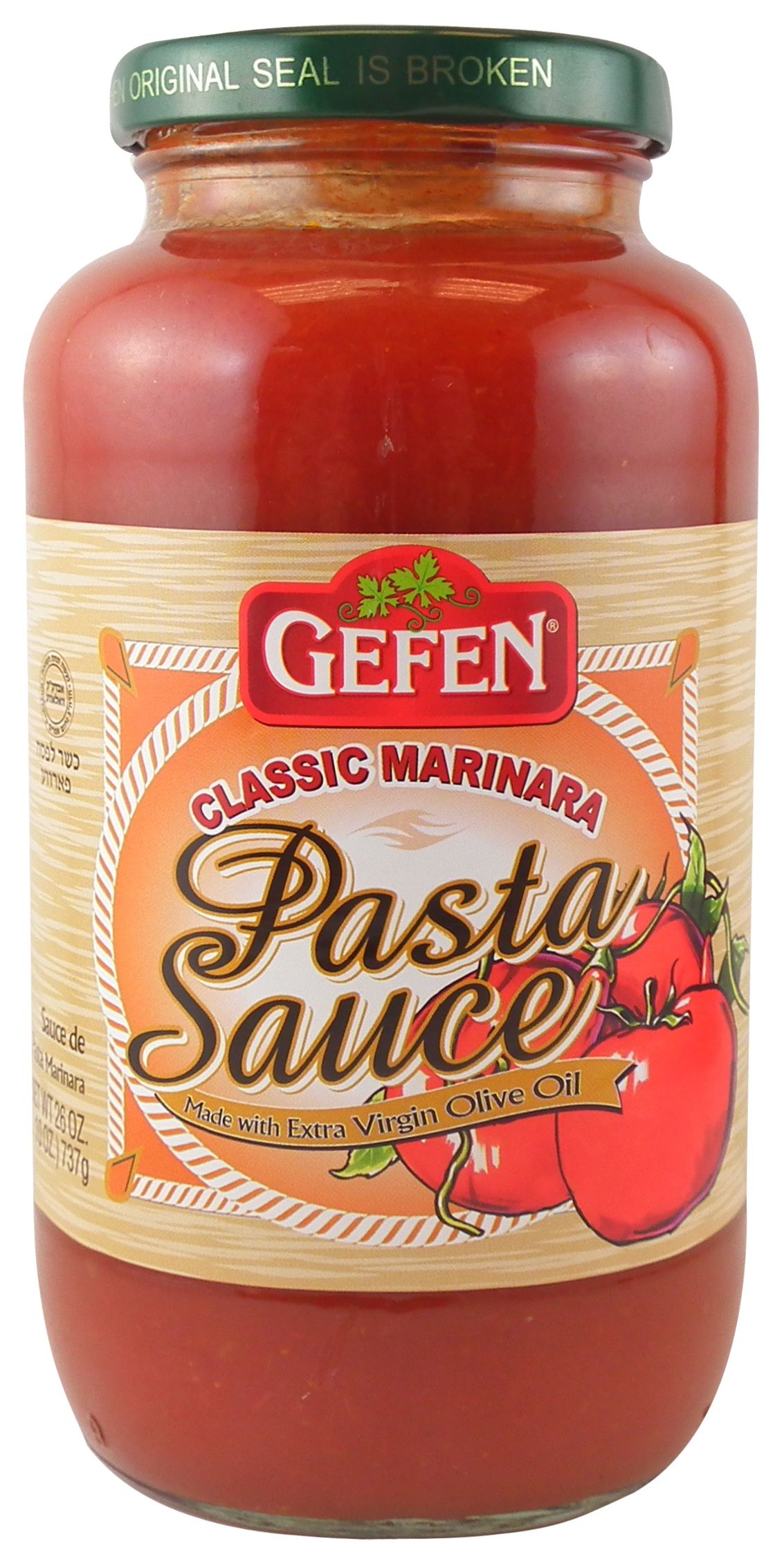 Gefen Classic Marinara Pasta Sauce