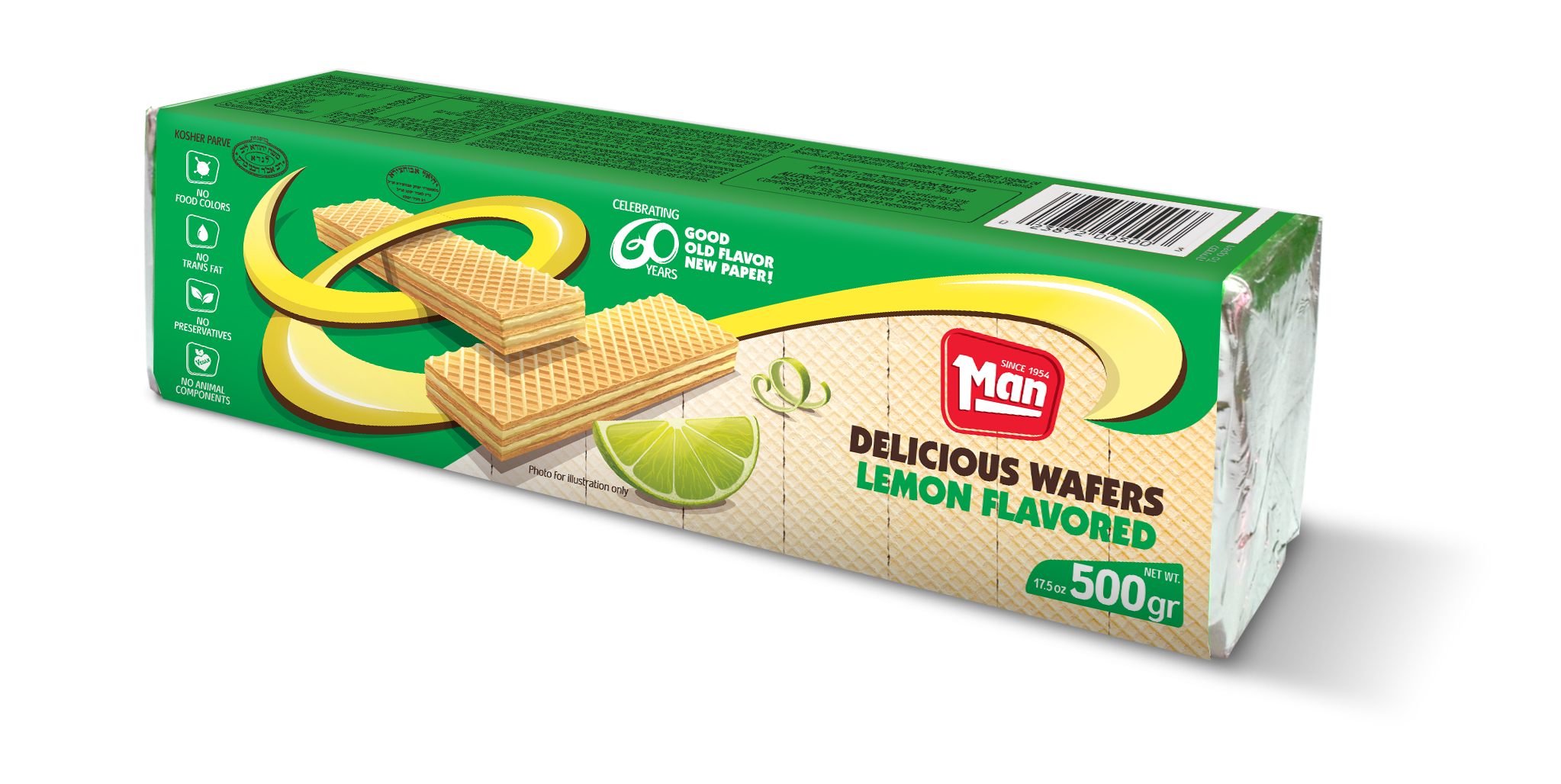 Man Lemon Wafers